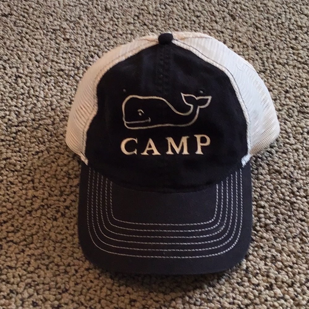 NWOT “Vinyard Vines” Camp Trucker Hat with Adjustable Back